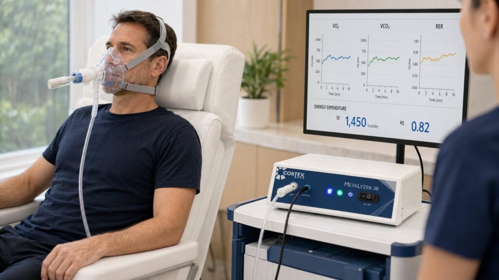 Valoración metabólica con el analizador Cortex MetaLyzer 3B en Monarka Clinic