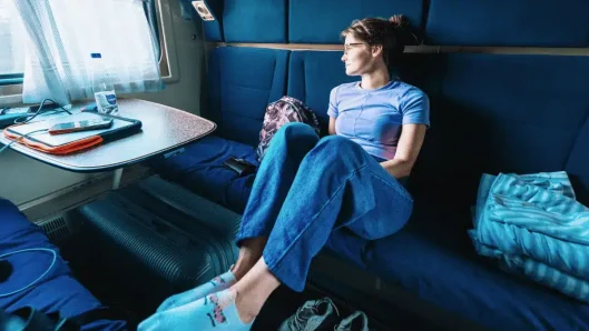 Ejercicios de tobillo sentado para viajes